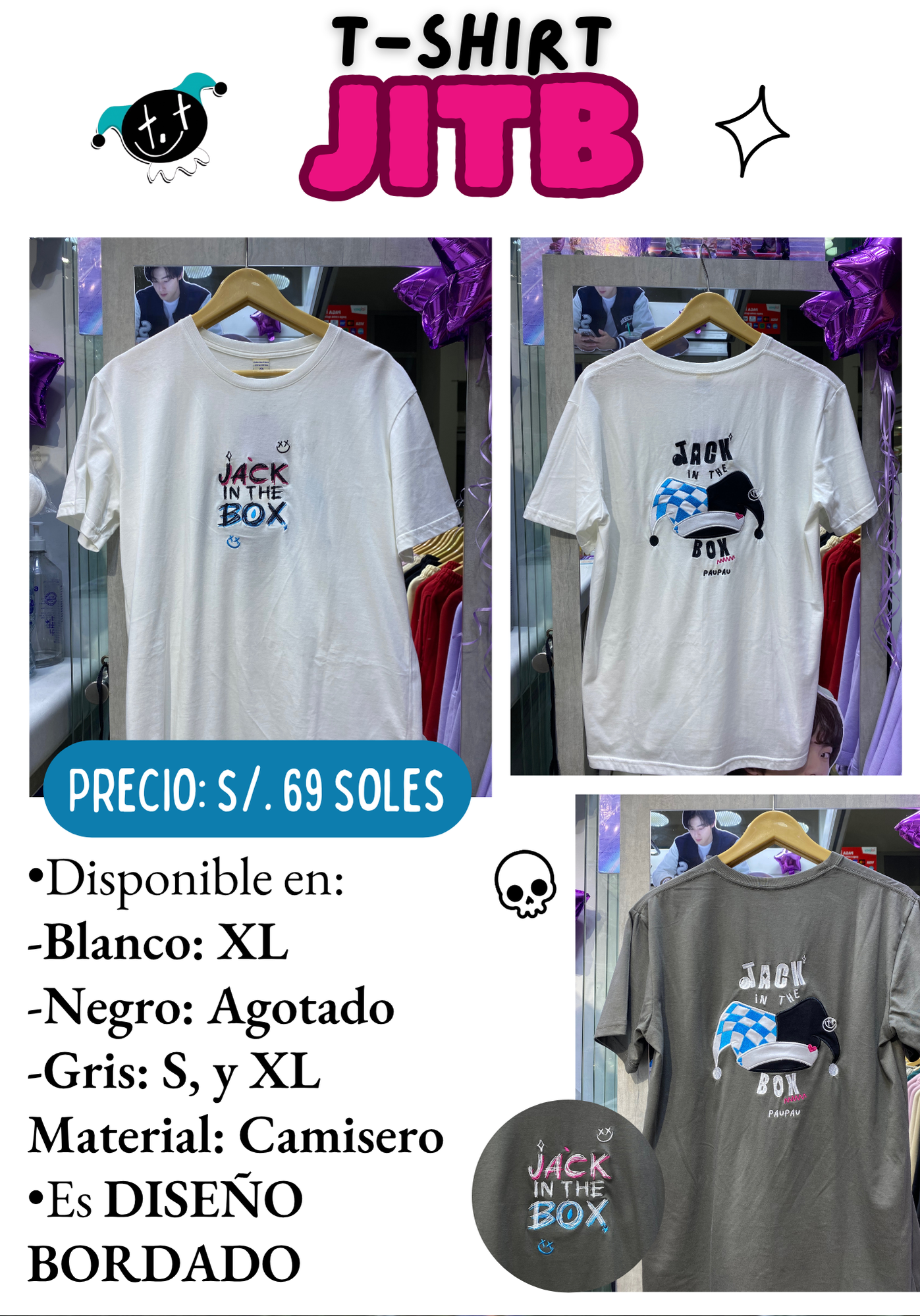 T-Shirt “JITB” 🖤🎪🔥