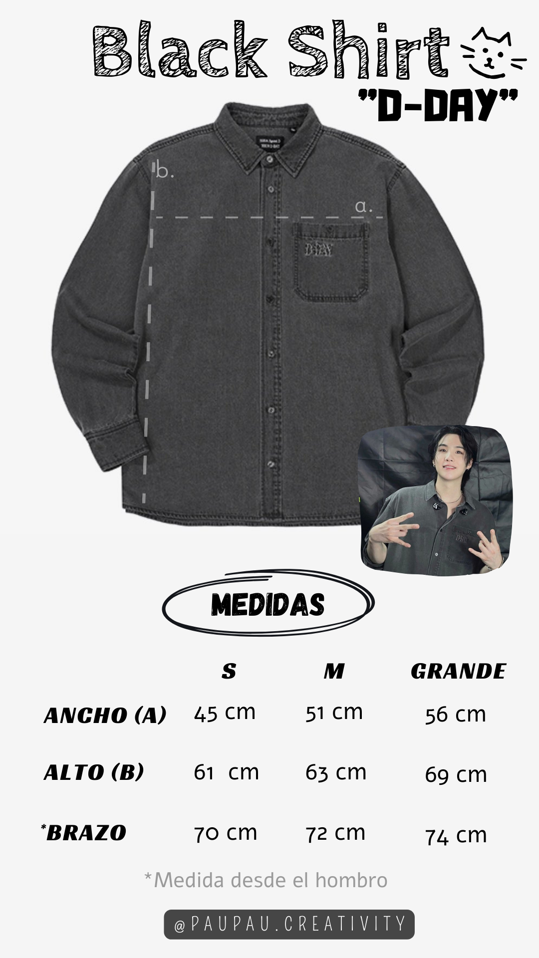 Black Shirt “DDAY” 🖤🔥🐈 X