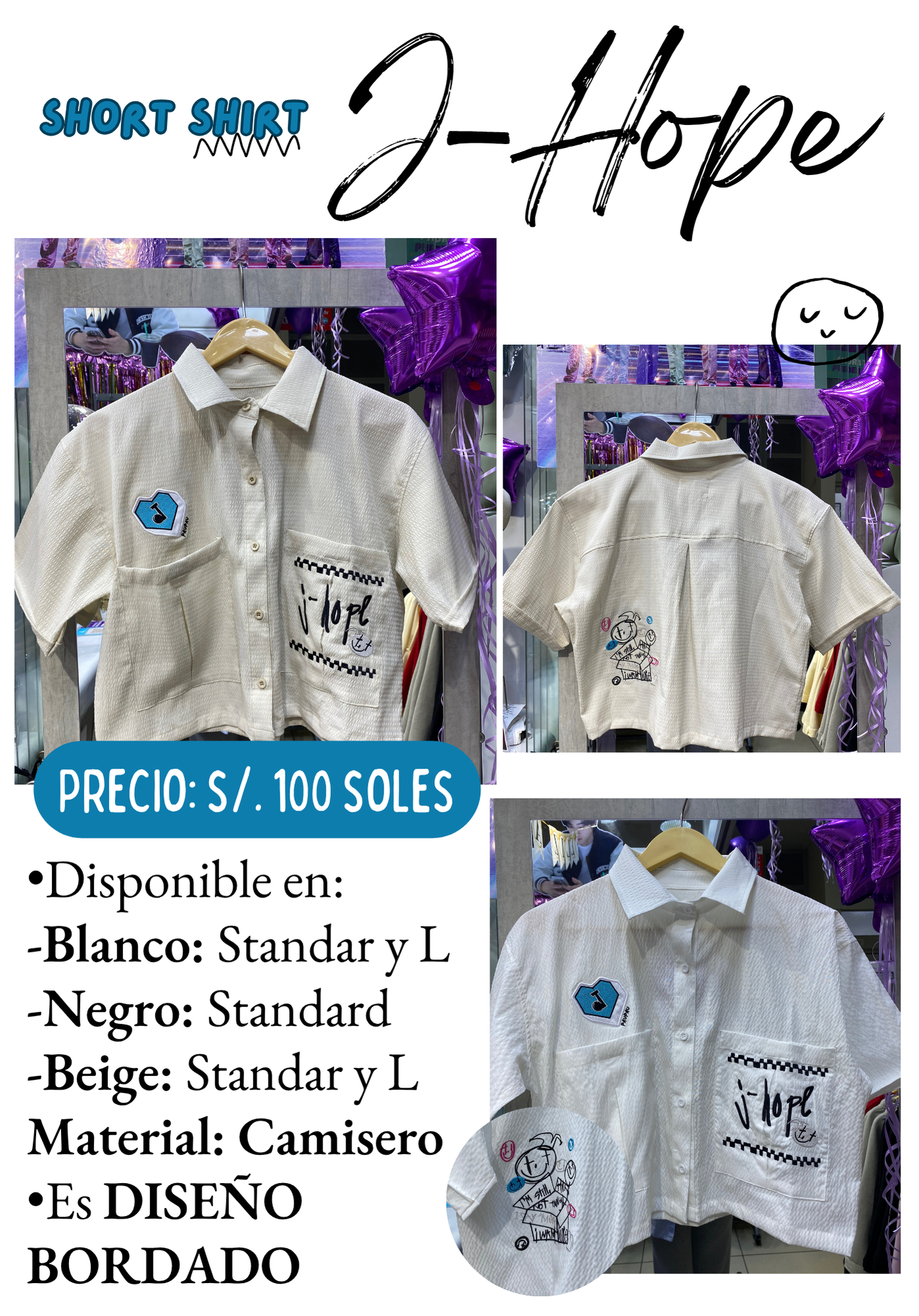 Camisa “JHOPE” 🖤🐿️🔥