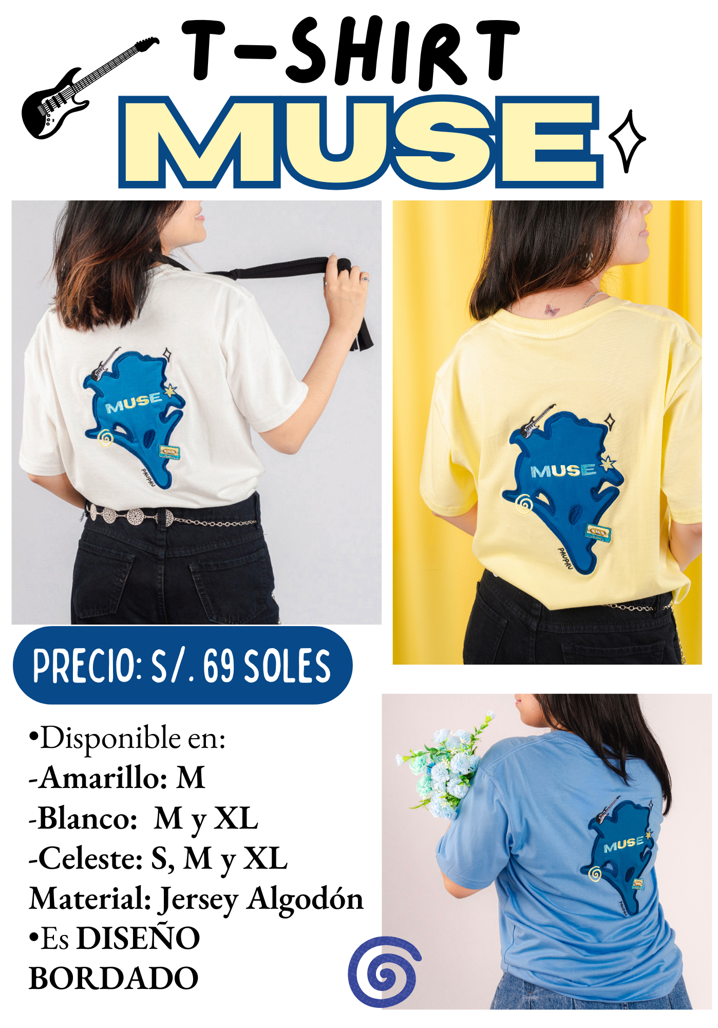 T-Shirt “MUSE” 💛💙🐥