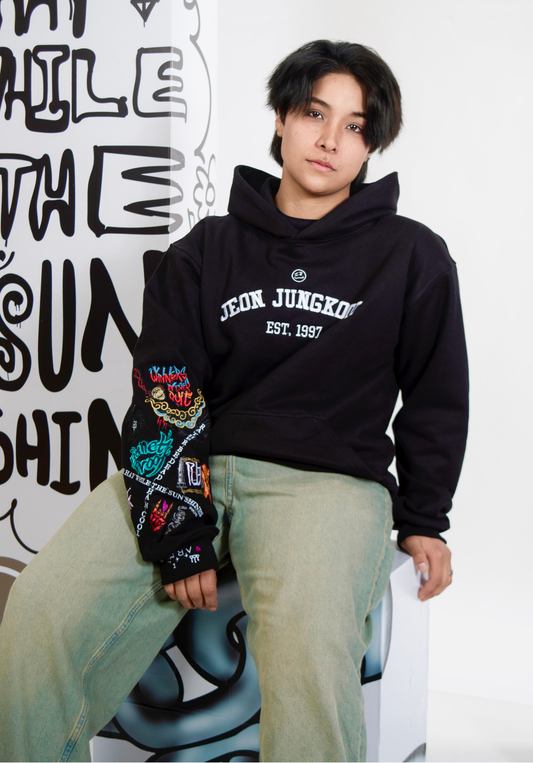 Hoodie JK TATTOS 🖤🐰⛓️