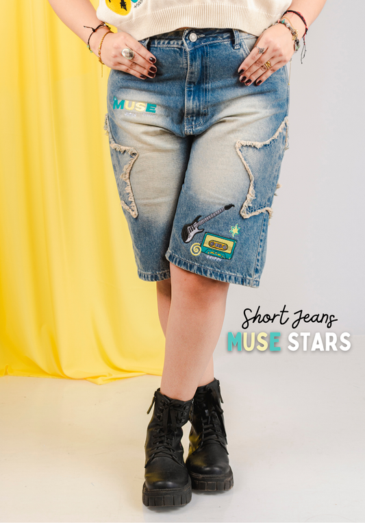 Short Jean “MUSE” 💙💛🐥